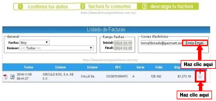 facturacion en gasmart 5